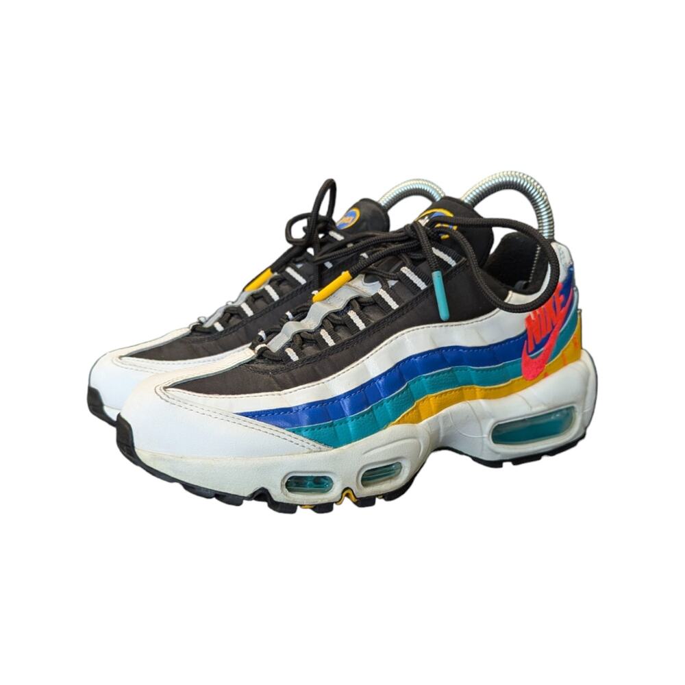 Nike Air Max 95 Premium Sneakers Windbreaker White Red Orbit CI1900-123 Shoes